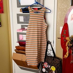 Wild Fable Pastel Striped Tank Dress